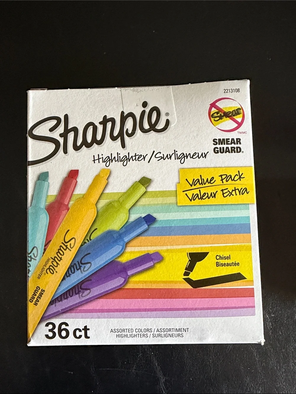 36ct Assorted Highlighters  Sharpie- Multicolor Value Pack Back to School